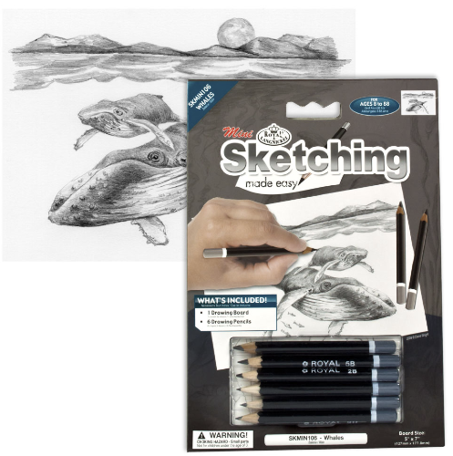 Mini Sketching - Whales