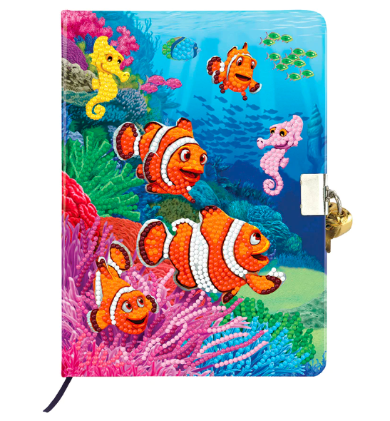 Crystal Art Secret Diary - Fishy Greeting