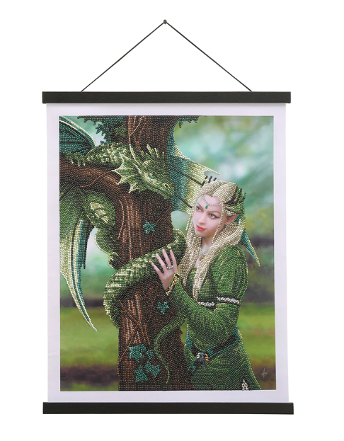 Crystal Art Scroll Kit - Kindred Spirits