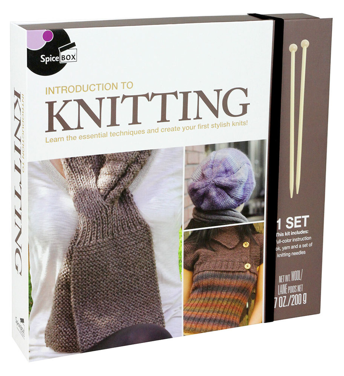 SpiceBox Kit - Intro to Knitting