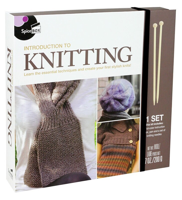 SpiceBox Kit - Intro to Knitting