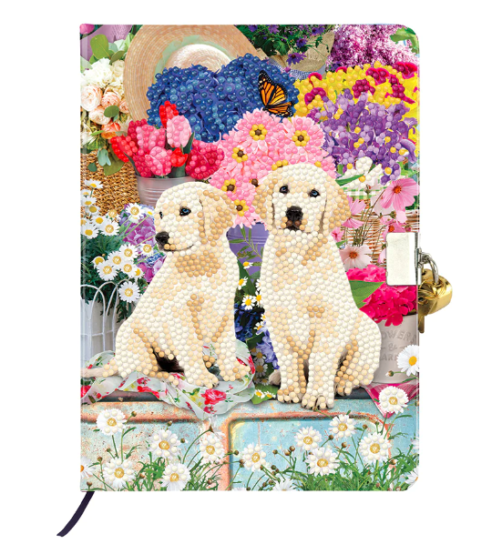 Crystal Art Secret Diary - Country Pups