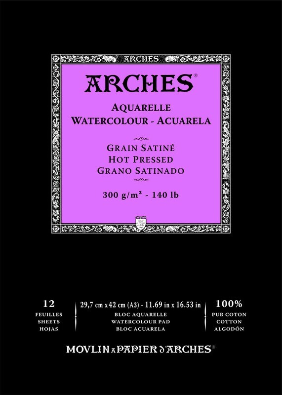 Arches 140lb Hot Press A3 12sh 1