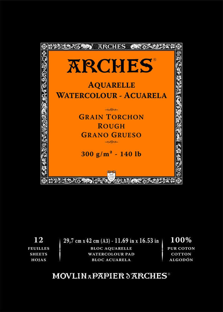 Arches Aquarelle Watercolor 300g - 140lb 6