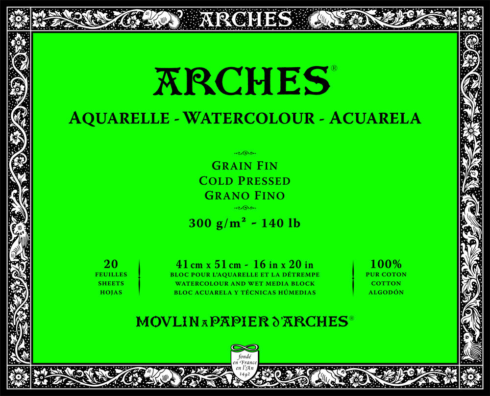Arches Block 16x20 140lb
