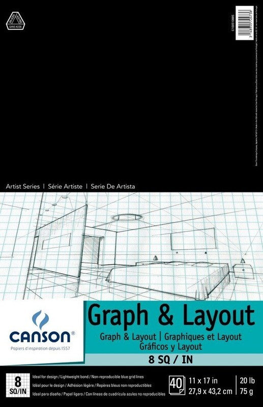 Canson Graph &amp; Layout 11x17 40sh