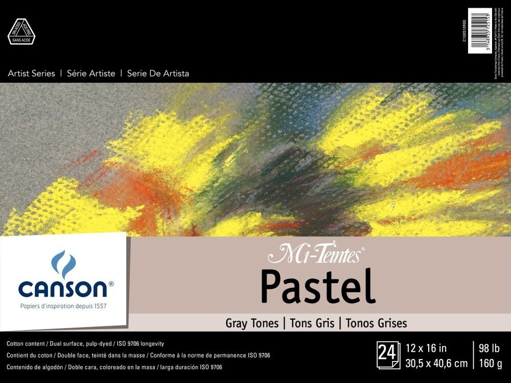 Canson Pastel Gray Tones 12x16