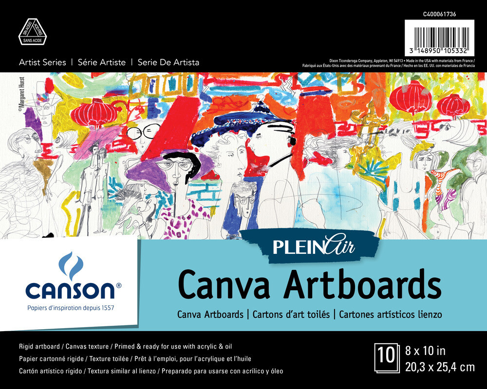 Canson Canva Artboards 8x10 10