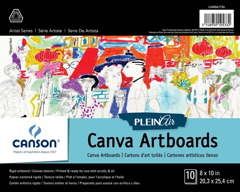 Canson Canva Artboards 8x10 10