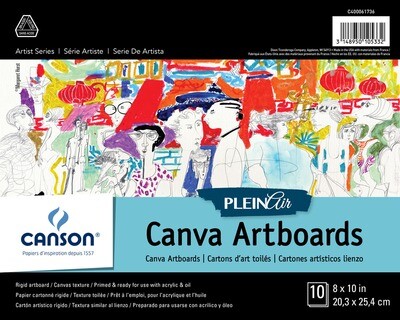 Canson Canva Artboards 8x10 10 Sheets