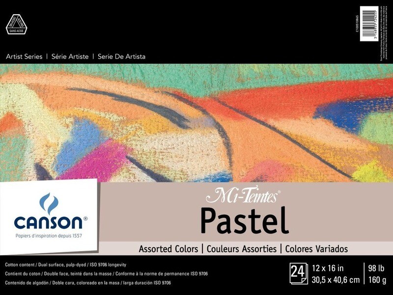 Canson Pastel 12x16