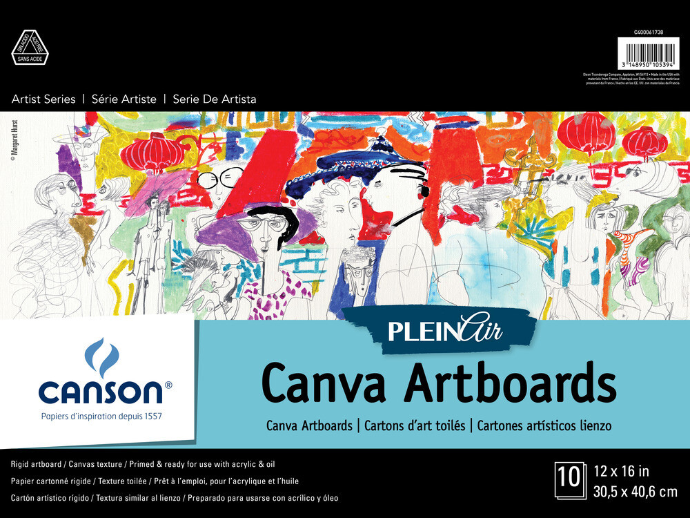 Canson Canva Artboards 12x16 10