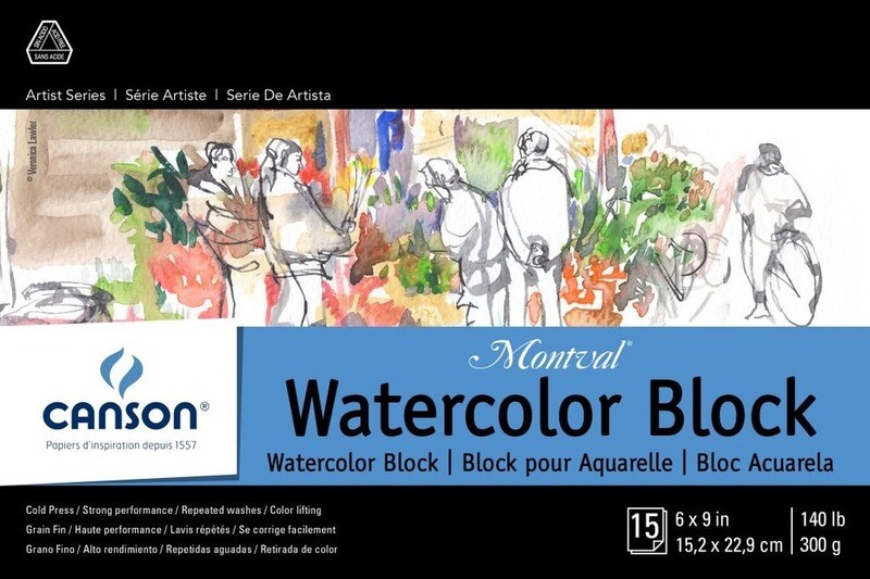 Canson Watercolor Block 6x9 2