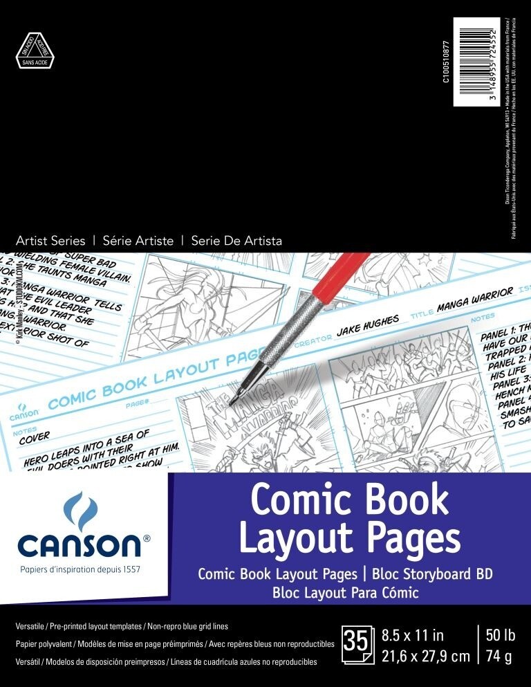 Canson Comic Book 8.5x11 35