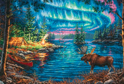 Cross Stitch Northern Night