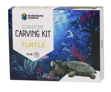 Soapstone Carving Kit - Turtle