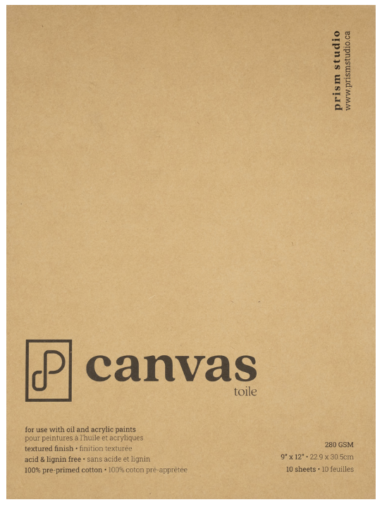 Prism Studio Canvas Pad 9x12 2