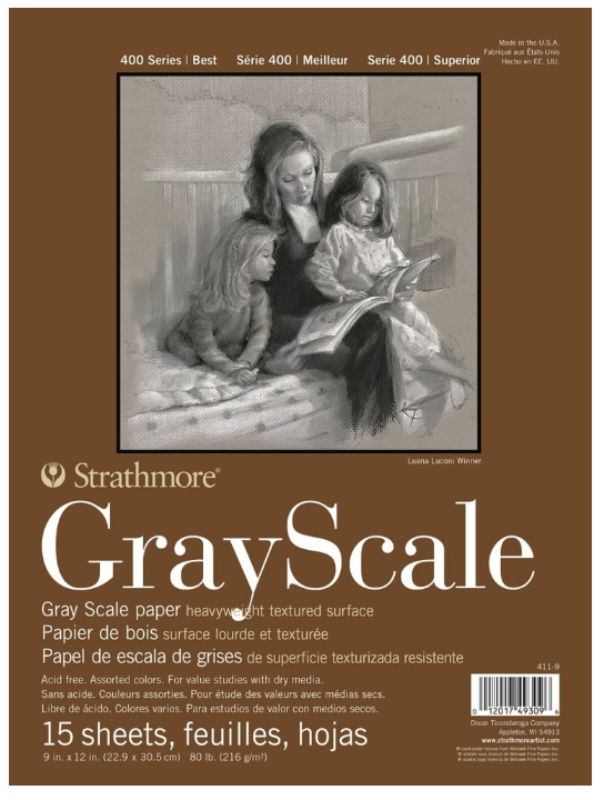 Strathmore Gray Scale 9x12