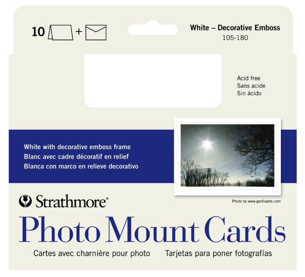 Strathmore White Photo Mount Cards