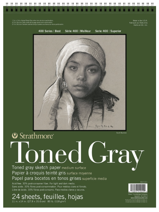 Strathmore Toned Gray 11x14