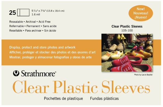 Strathmore Clear Plastic Sleeves