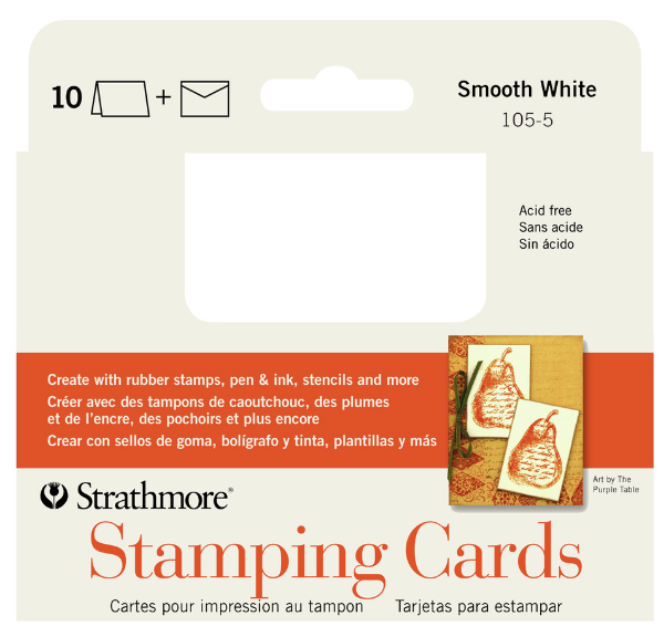 Strathmore Stamping Cards Smooth White