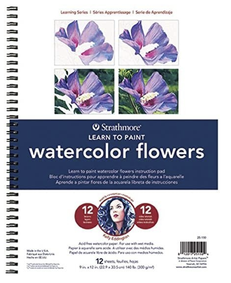 Strathmore Learn to Paint Watercolor Flowers