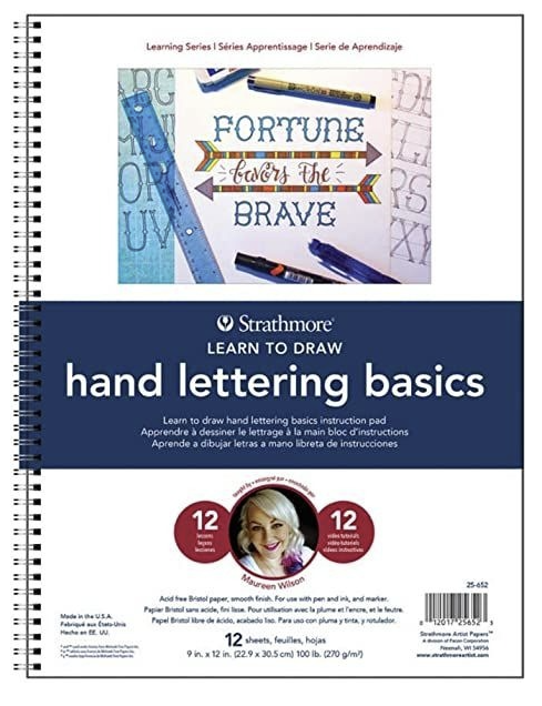 Strathmore Learn to Draw Hand Lettering Basics