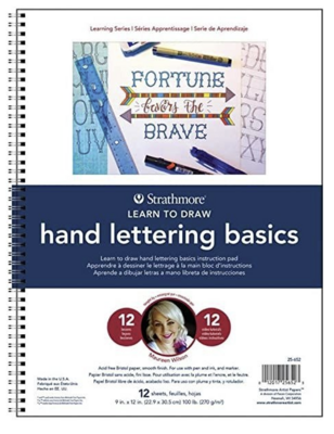 Strathmore Learn to Draw Hand Lettering Basics