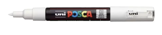 POSCA 1M White Single