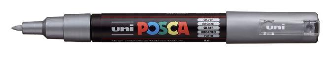 POSCA 1M Silver Single