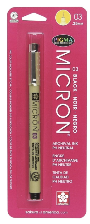 Pigma Micron Black 03