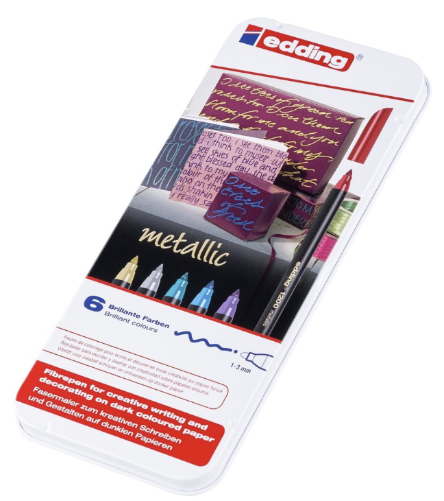 Edding Metallic Pen Set 6pc