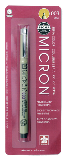 Pigma Micron Sepia 003