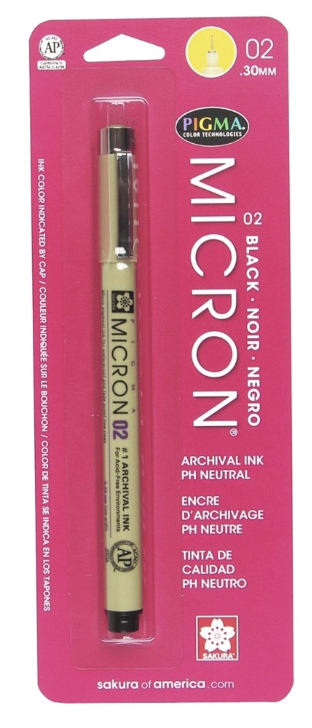 Pigma Micron Black 02