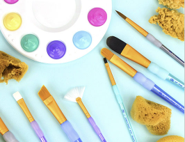 Paint Brushes, Sponges &amp; Tools