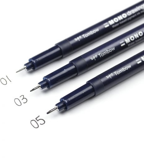 Tombow Mono Drawing Pen 3pk