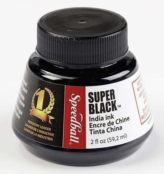 Speedball Super Black India Ink