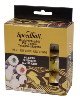 Speedball Oil Based Ink Set 6pc