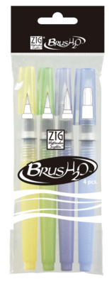 Zig H2O Water Brush 4 pc