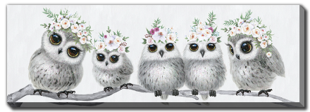 Canvas Charming Owls 2