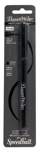 Elegant Writer 2.0mm Permanent Chisel Black