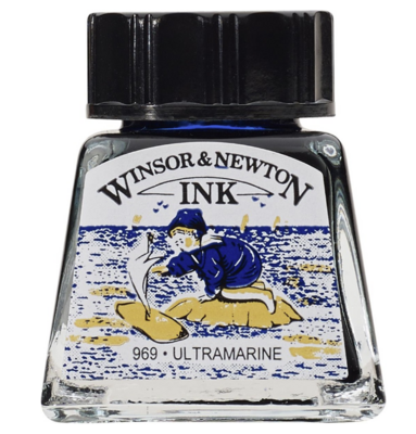 W&N Individual Inks Ultramarine 14ml