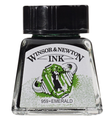 W&N Individual Inks Emerald 14ml