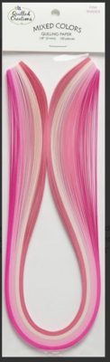 Quilling Mixed 1/8 - Pink Shades