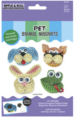 Quilling Magnet Kit - Pet Animals