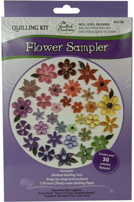 Quilling Kit - Flower Sampler