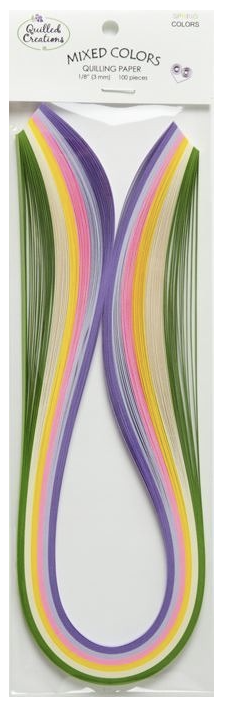 Quilling Mixed 1/8 - Spring Colors