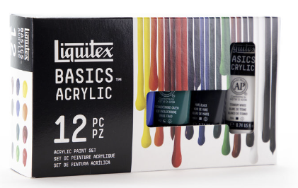 Liquitex Basics Intro Set - 22ml - 12 Pack