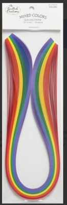 Quilling Mixed 3/8 - Rainbow Colors